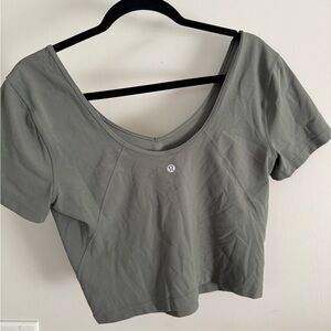 Lululemon Align T-Shirt, Grey Sage (10)